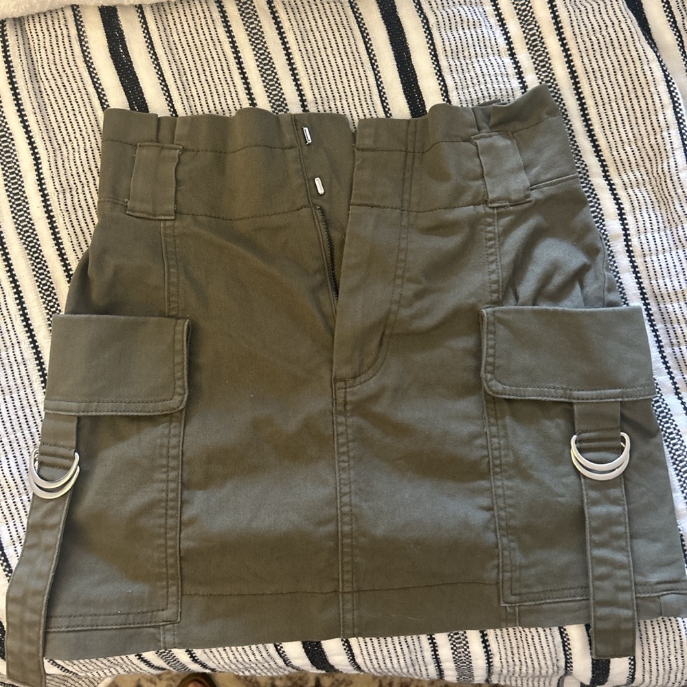 Garage Army Green Skirt